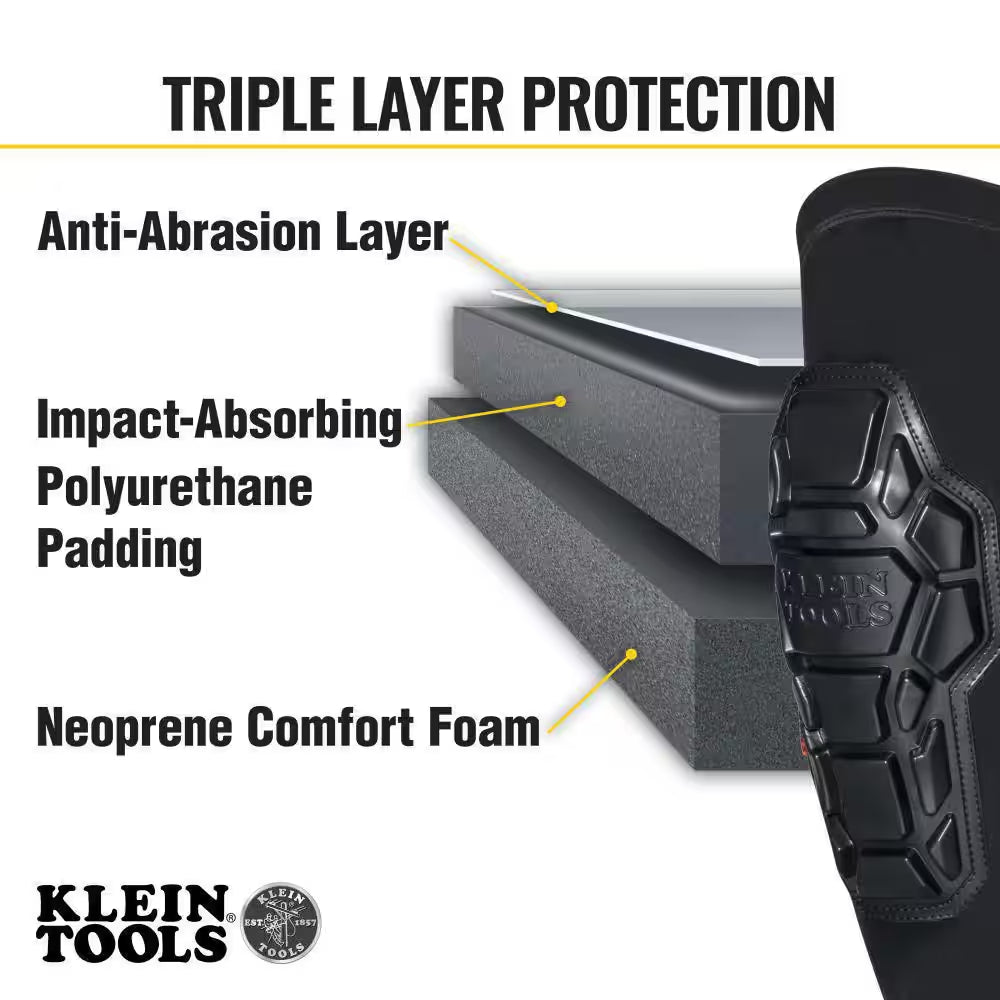 Heavy-Duty Knee Pad Sleeves, L/XL