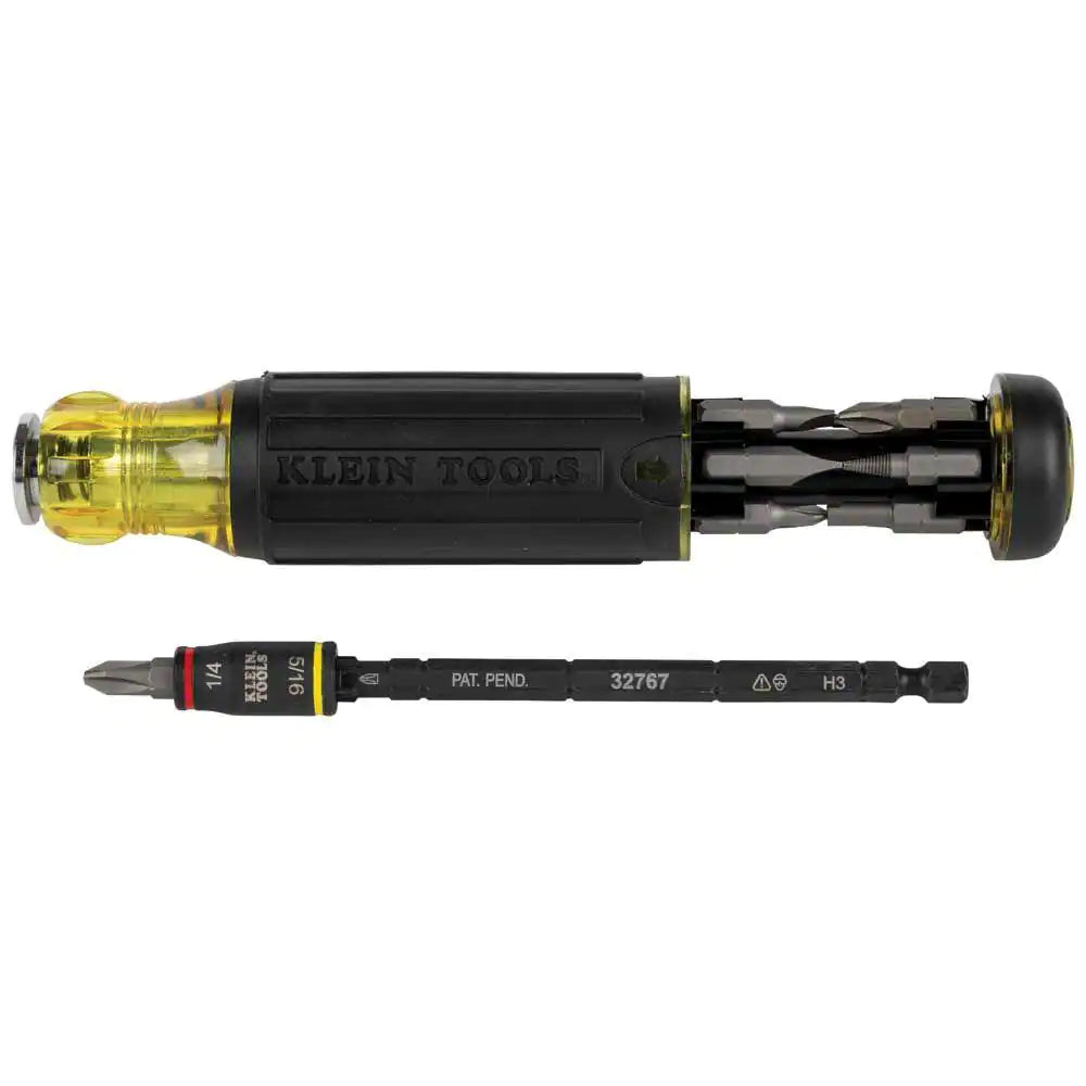 14-In-1 HVAC Adjustable-Length Screwdriver with Flip Socket