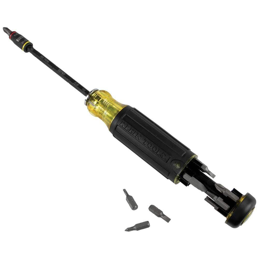 14-In-1 HVAC Adjustable-Length Screwdriver with Flip Socket