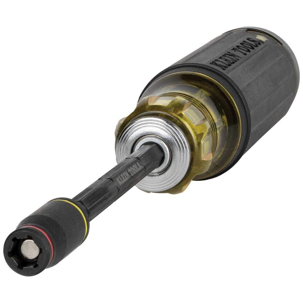 14-In-1 HVAC Adjustable-Length Screwdriver with Flip Socket